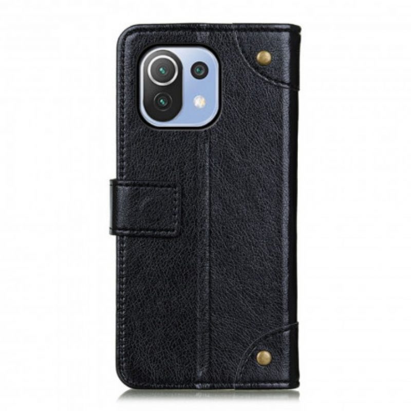 Flip Case Für Xiaomi Mi 11 Lite 4G / 5G / 5G NE Nappaleder-styling