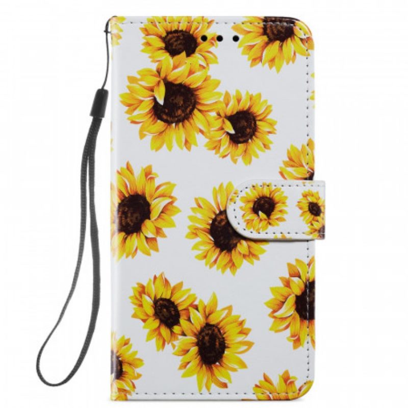 Flip Case Für Xiaomi Mi 11 Lite 4G / 5G / 5G NE Sonnenblumen