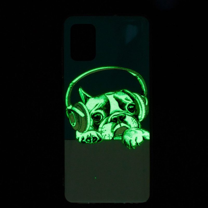 Handyhülle Für Xiaomi Mi 11 Lite 4G / 5G / 5G NE Fluoreszierender Hund