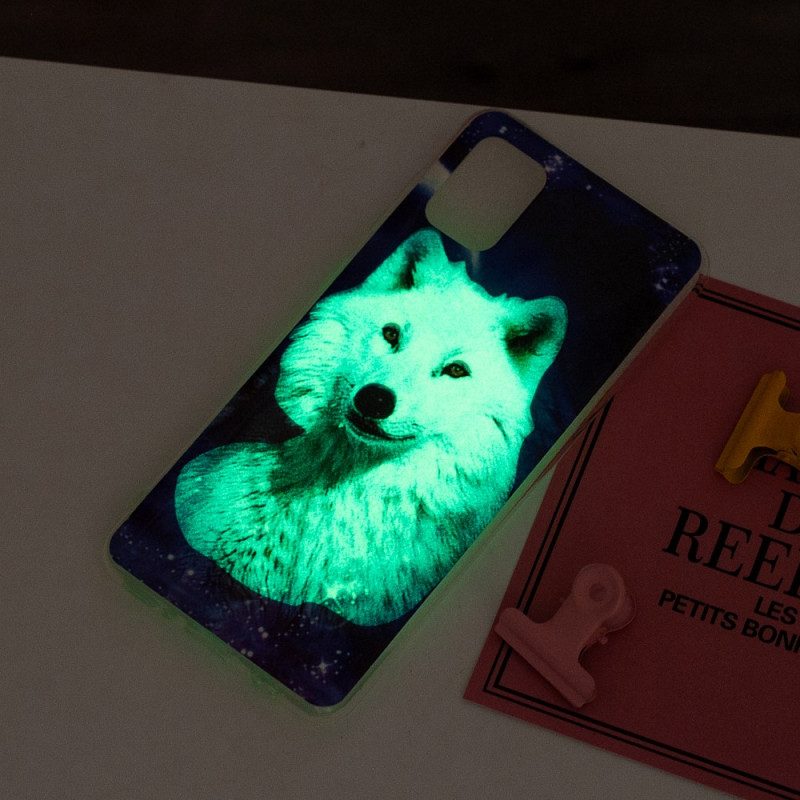 Handyhülle Für Xiaomi Mi 11 Lite 4G / 5G / 5G NE Fluoreszierender Wildhund