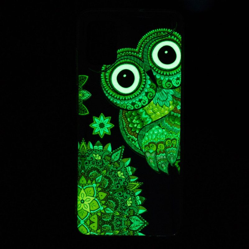 Hülle Für Xiaomi Mi 11 Lite 4G / 5G / 5G NE Fluoreszierende Eule