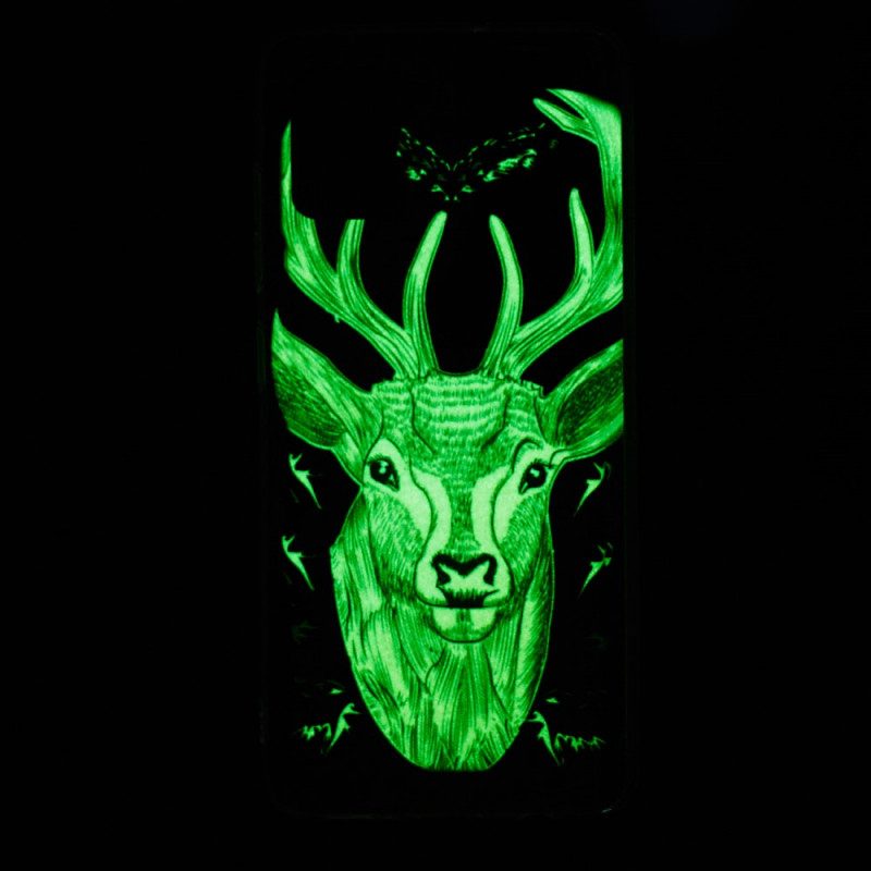 Hülle Für Xiaomi Mi 11 Lite 4G / 5G / 5G NE Fluoreszierender Majestätischer Hirsch