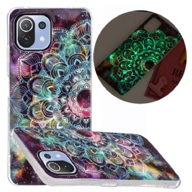 Hülle Für Xiaomi Mi 11 Lite 4G / 5G / 5G NE Fluoreszierendes Buntes Mandala