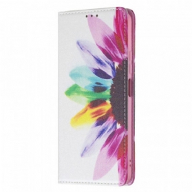 Schutzhülle Für Xiaomi Mi 11 Lite 4G / 5G / 5G NE Flip Case Aquarellblume