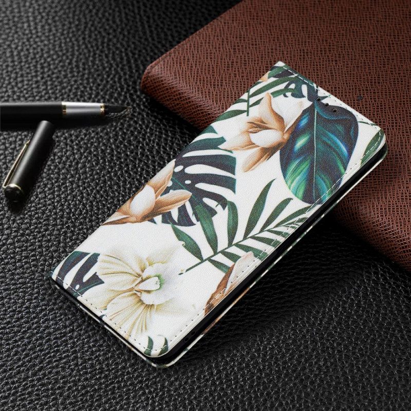 Schutzhülle Für Xiaomi Mi 11 Lite 4G / 5G / 5G NE Flip Case Blätter