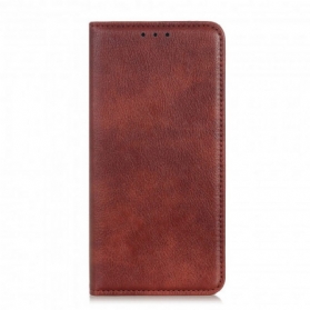 Schutzhülle Für Xiaomi Mi 11 Lite 4G / 5G / 5G NE Flip Case Eleganz Aus Gespaltenem Litschi-leder