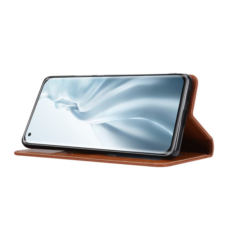 Schutzhülle Für Xiaomi Mi 11 Lite 4G / 5G / 5G NE Flip Case Kartenhalter Aus Kunstleder