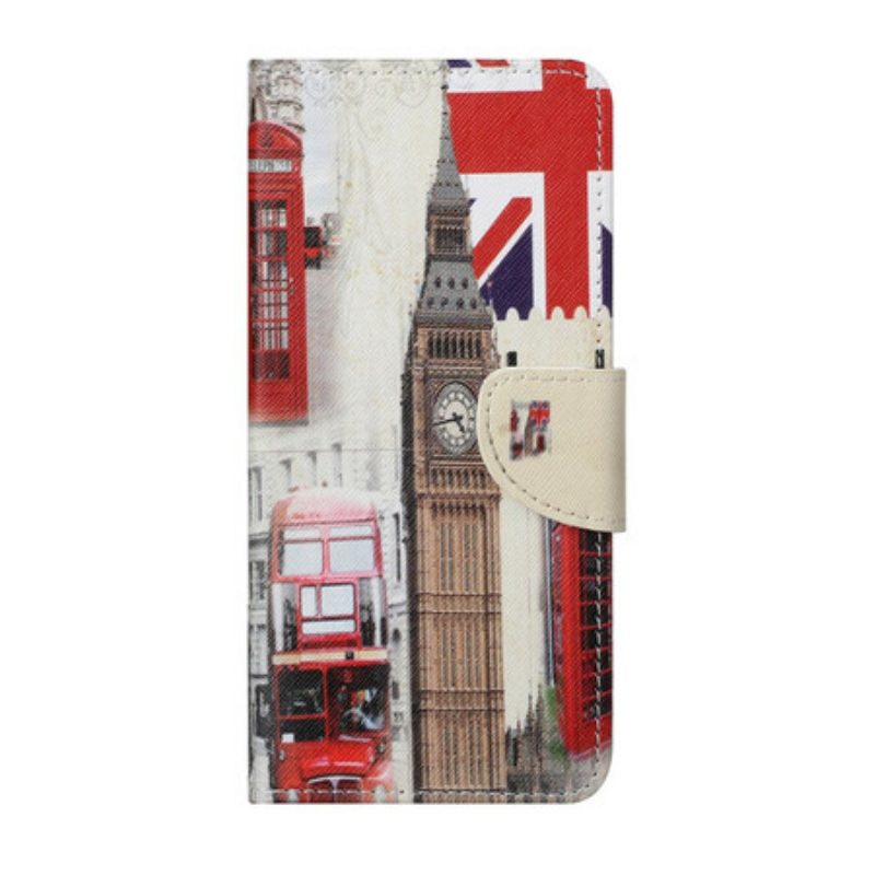 Flip Case Für Poco M3 Pro 5G Londoner Leben