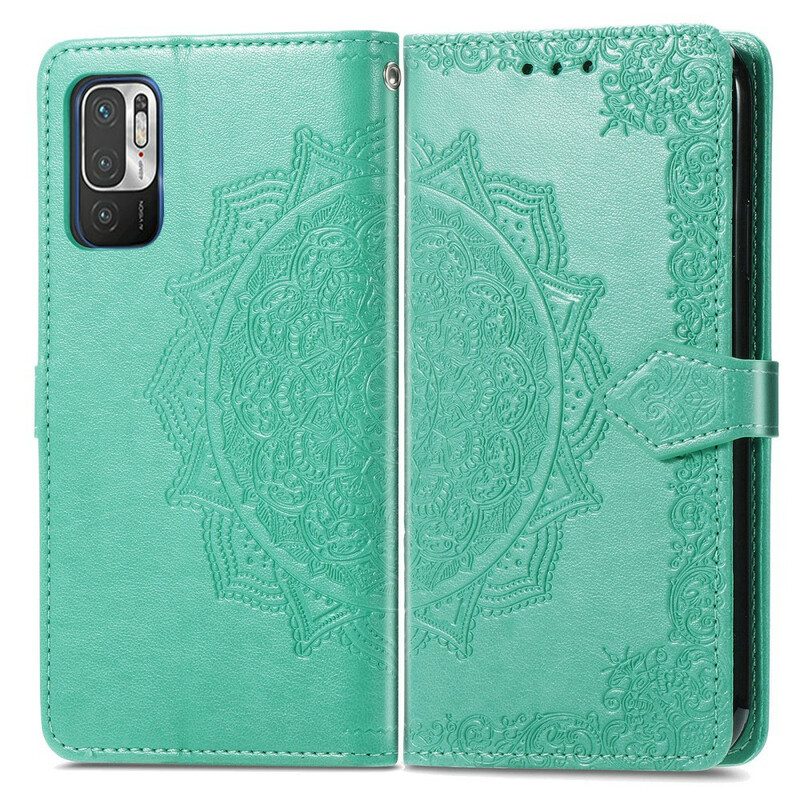 Flip Case Für Poco M3 Pro 5G Mandala-mittelalter