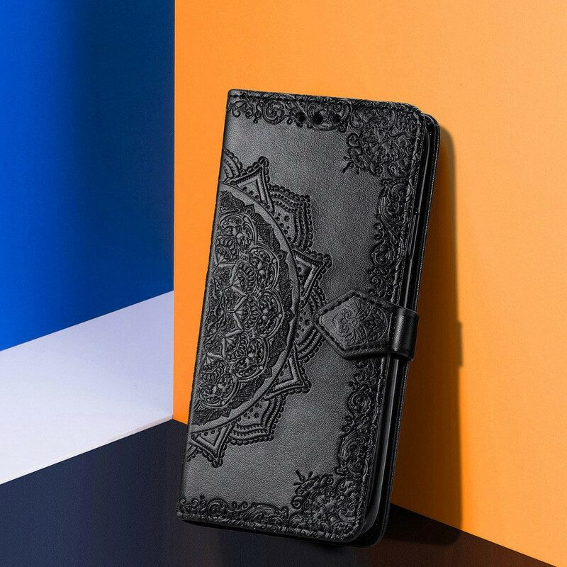 Flip Case Für Poco M3 Pro 5G Mandala-mittelalter