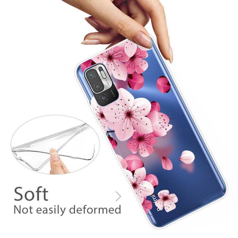 Handyhülle Für Poco M3 Pro 5G Kleine Rosa Blumen