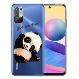 Handyhülle Für Poco M3 Pro 5G Panda. Gib Mir Fünf