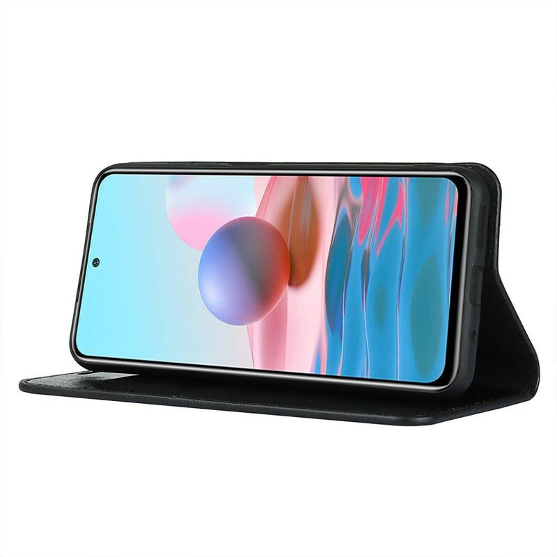 Schutzhülle Für Poco M3 Pro 5G Flip Case Echtes Leder