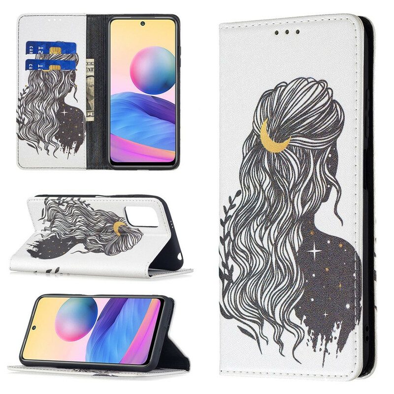 Schutzhülle Für Poco M3 Pro 5G Flip Case Schöne Haare