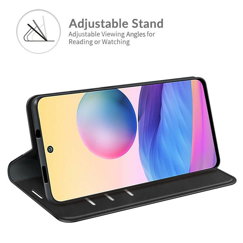 Schutzhülle Für Poco M3 Pro 5G Flip Case Seidiger Touch