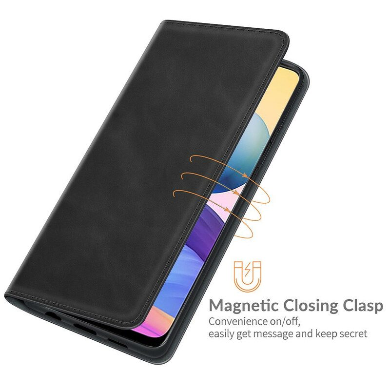 Schutzhülle Für Poco M3 Pro 5G Flip Case Seidiger Touch