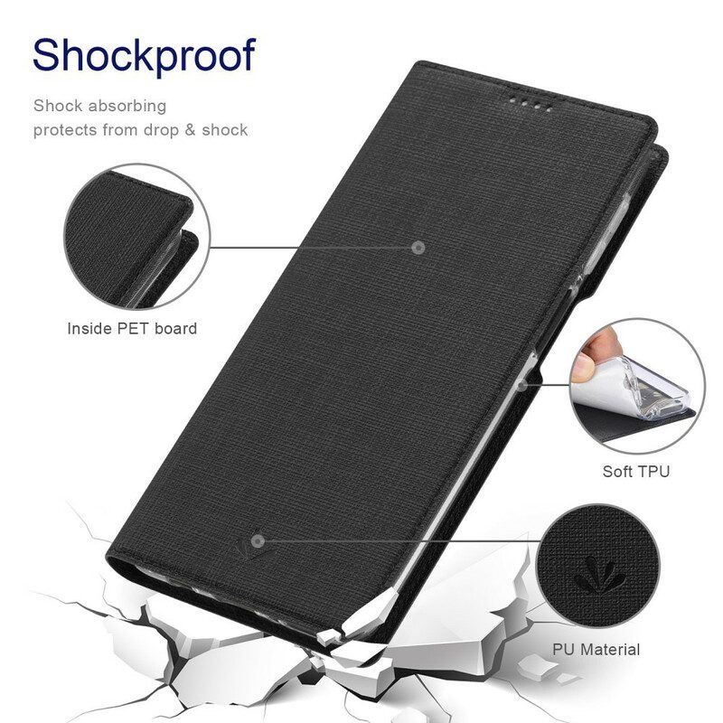 Schutzhülle Für Poco M3 Pro 5G Flip Case Strukturiertes Vili Dmx