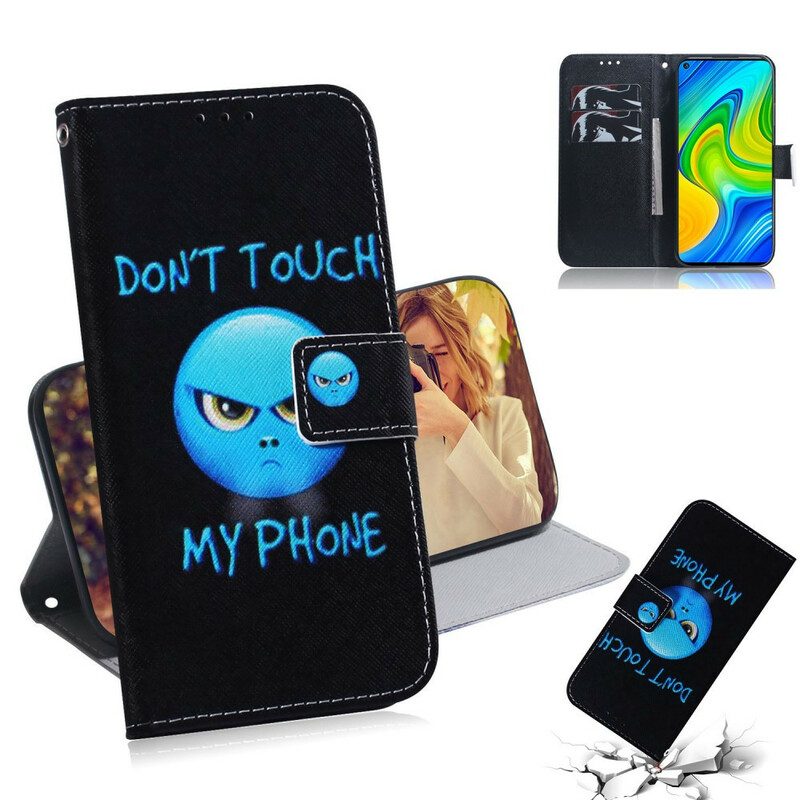 Flip Case Für Xiaomi Redmi Note 9 Emoji-telefon