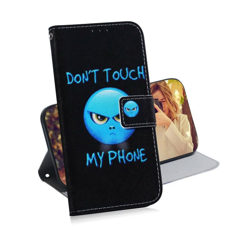 Flip Case Für Xiaomi Redmi Note 9 Emoji-telefon