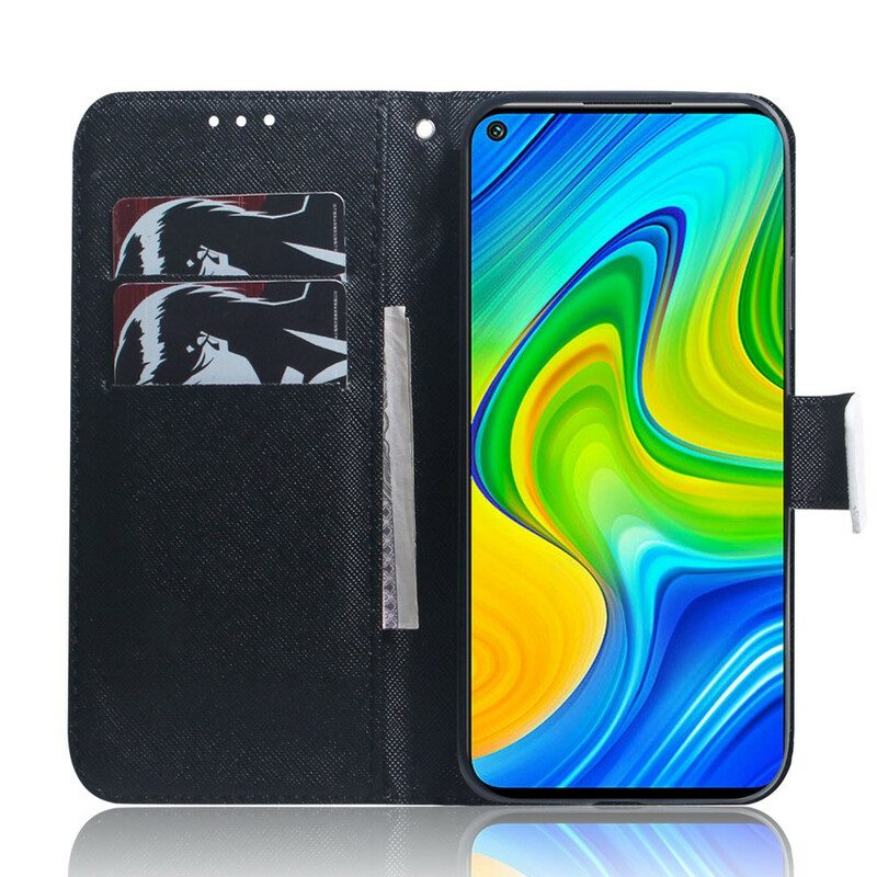 Flip Case Für Xiaomi Redmi Note 9 Emoji-telefon