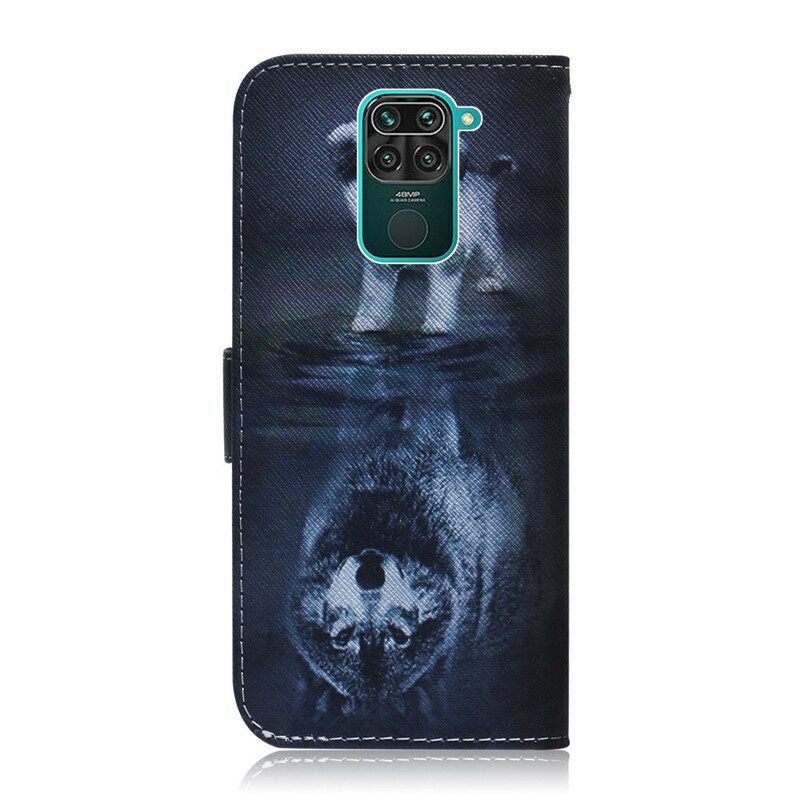 Flip Case Für Xiaomi Redmi Note 9 Ernesto Der Wolf