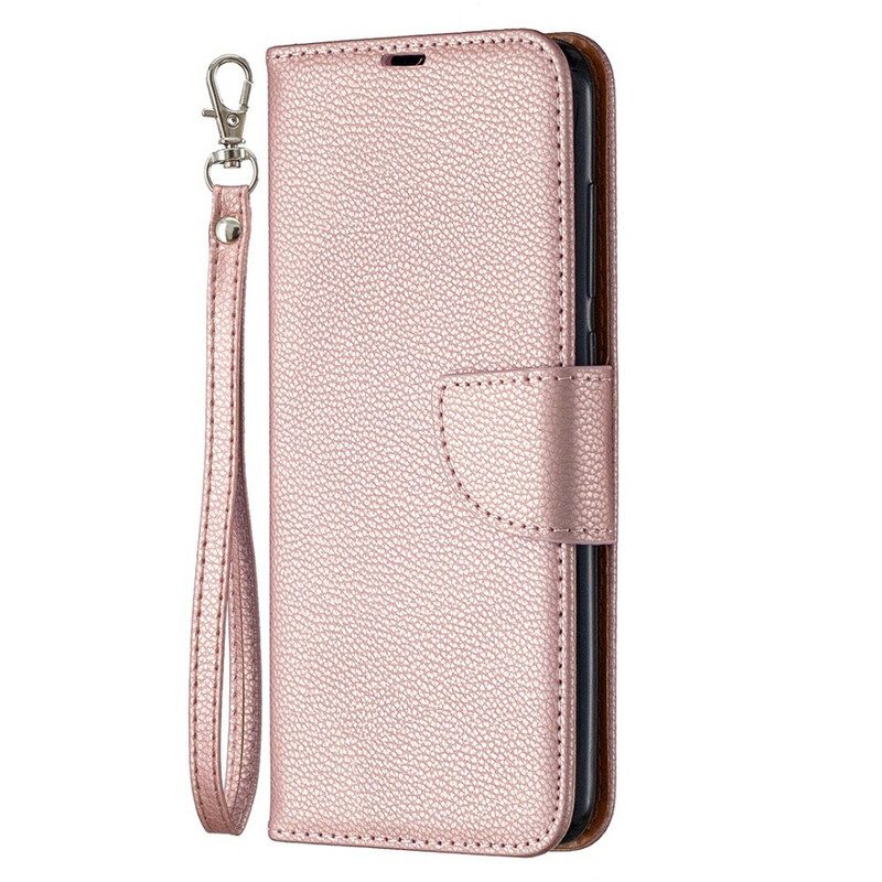 Flip Case Für Xiaomi Redmi Note 9 Flip Case Lychee Rabat Oblique