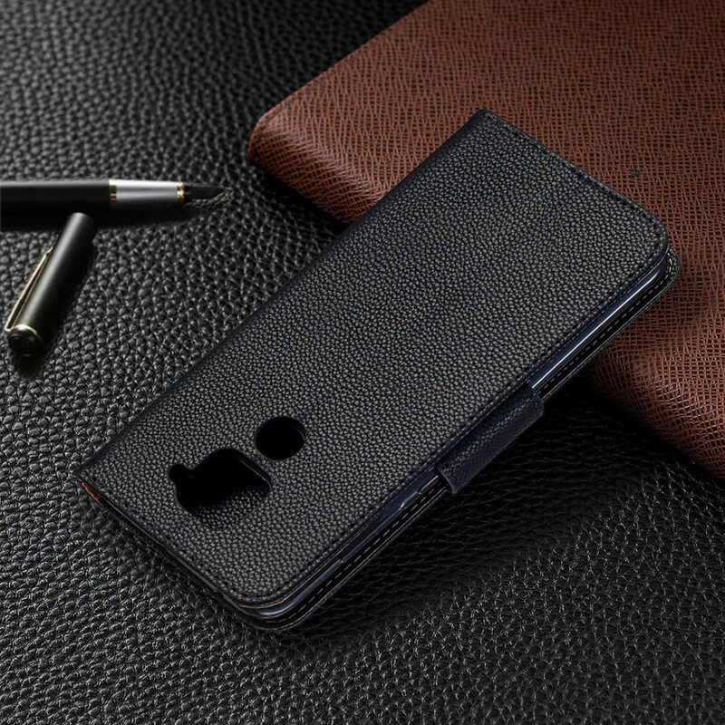 Flip Case Für Xiaomi Redmi Note 9 Flip Case Lychee Rabat Oblique