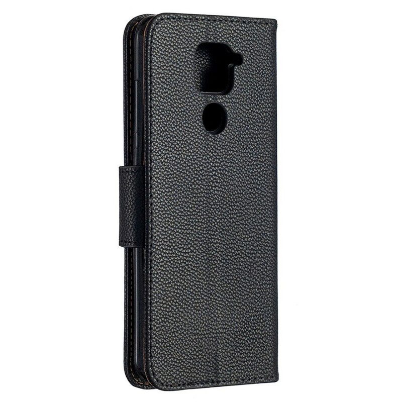 Flip Case Für Xiaomi Redmi Note 9 Flip Case Lychee Rabat Oblique