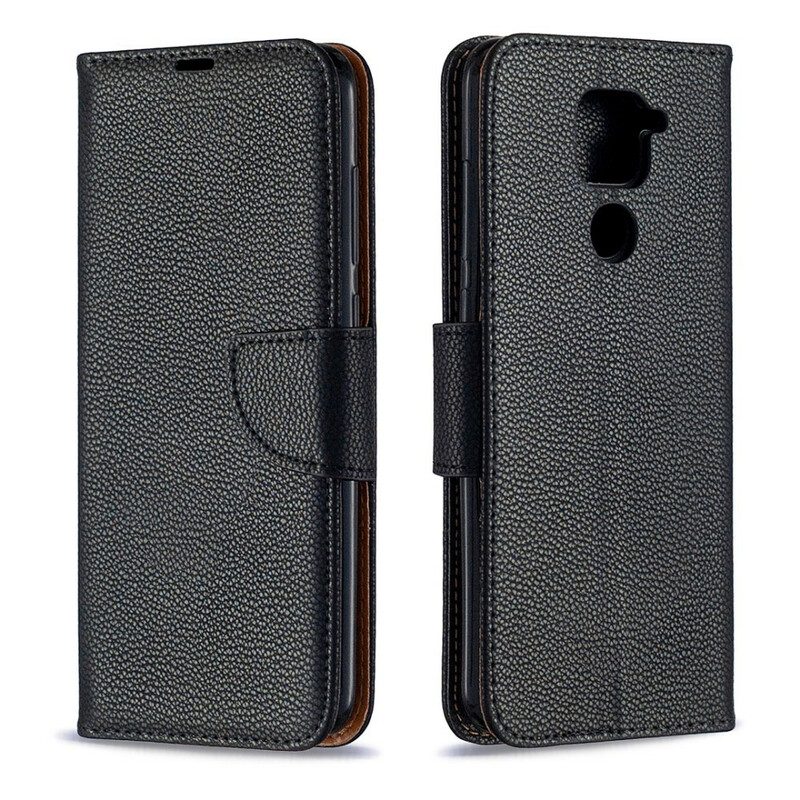 Flip Case Für Xiaomi Redmi Note 9 Flip Case Lychee Rabat Oblique