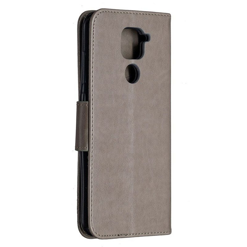 Flip Case Für Xiaomi Redmi Note 9 Flip Case Schmetterlinge Und Schräge Klappe