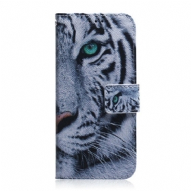 Flip Case Für Xiaomi Redmi Note 9 Tigergesicht