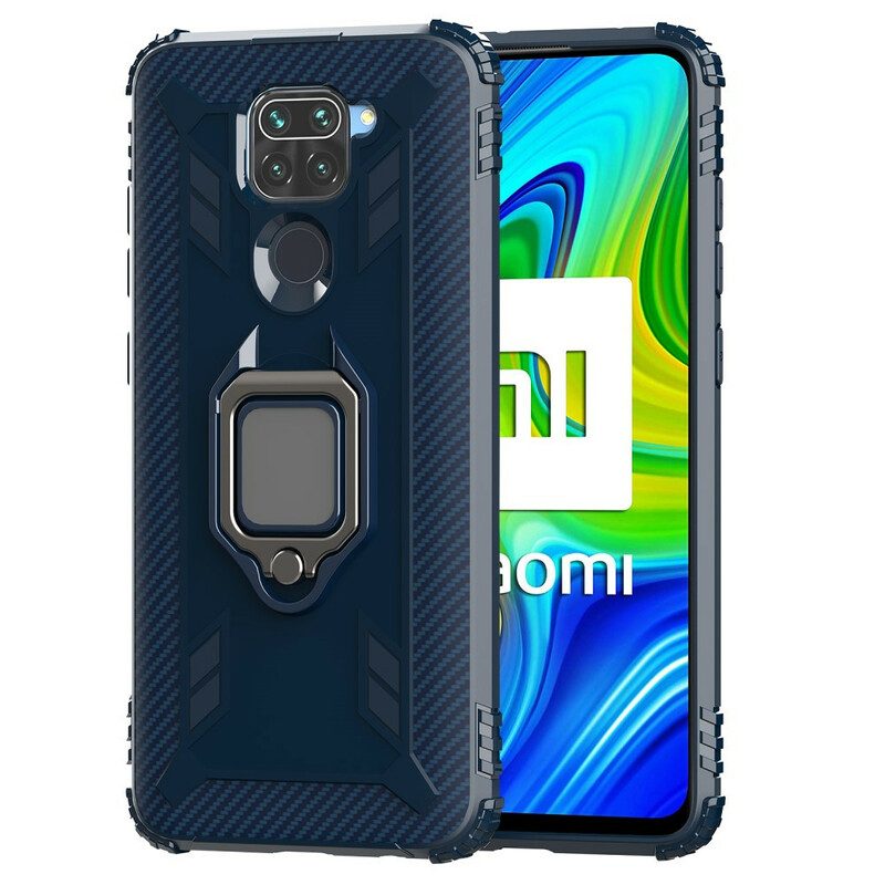 Hülle Für Xiaomi Redmi Note 9 Ring Und Kohlefaser