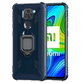 Hülle Für Xiaomi Redmi Note 9 Ring Und Kohlefaser