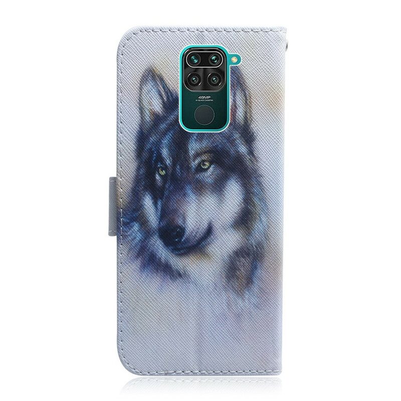 Lederhüllen Für Xiaomi Redmi Note 9 Hunde-look