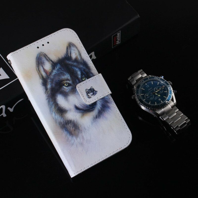 Lederhüllen Für Xiaomi Redmi Note 9 Hunde-look