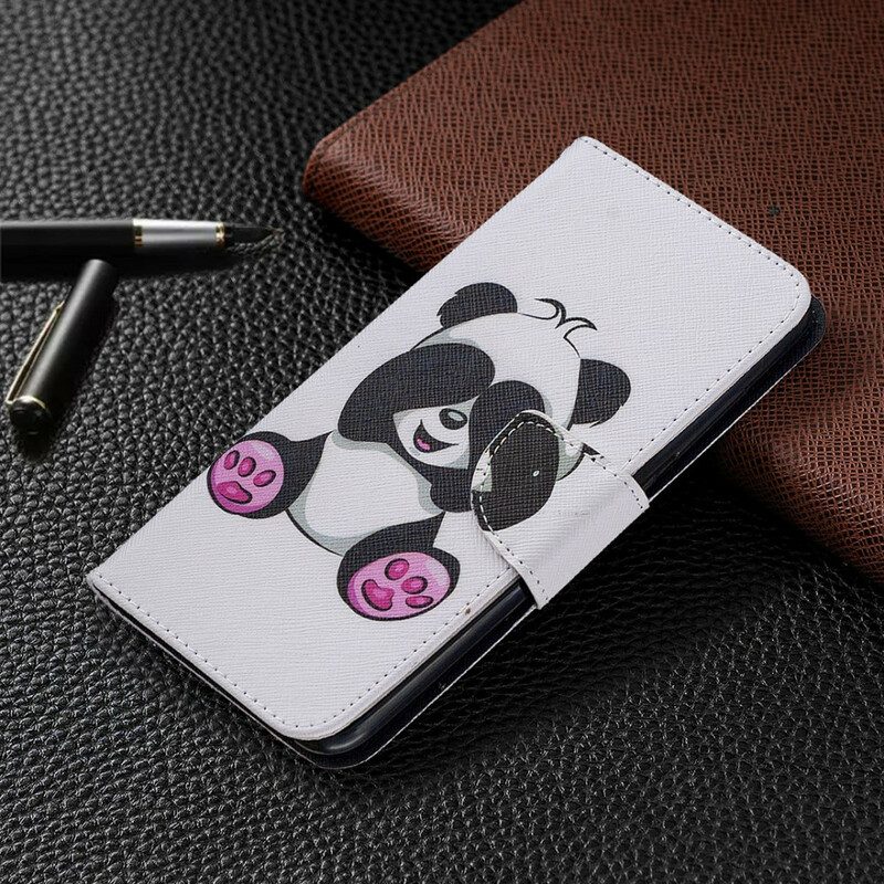 Lederhüllen Für Xiaomi Redmi Note 9 Panda-spaß