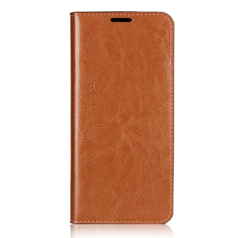 Schutzhülle Für Xiaomi Redmi Note 9 Flip Case Echtes Leder