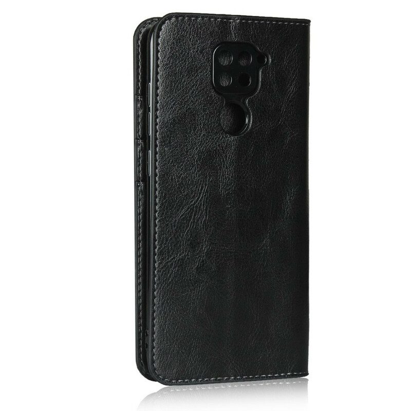 Schutzhülle Für Xiaomi Redmi Note 9 Flip Case Echtes Leder