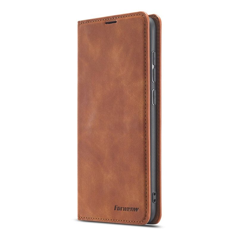 Schutzhülle Für Xiaomi Redmi Note 9 Flip Case Forwenw Ledereffekt