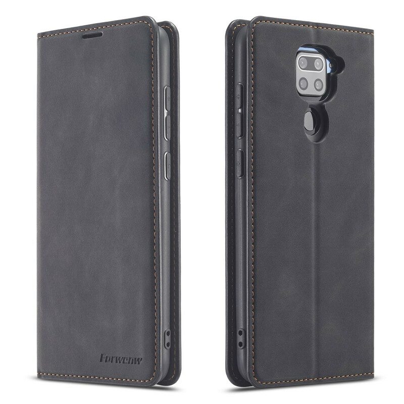 Schutzhülle Für Xiaomi Redmi Note 9 Flip Case Forwenw Ledereffekt