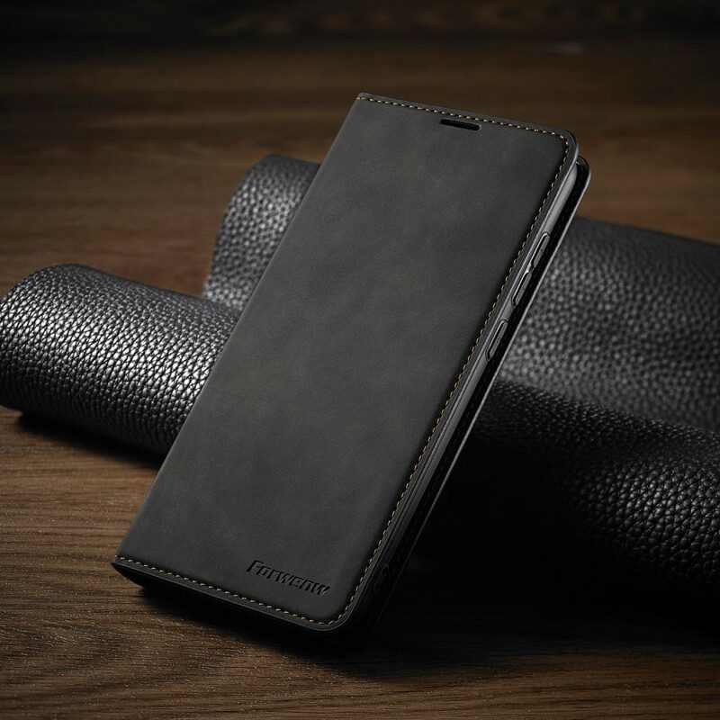 Schutzhülle Für Xiaomi Redmi Note 9 Flip Case Forwenw Ledereffekt