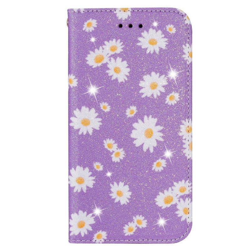 Schutzhülle Für Xiaomi Redmi Note 9 Flip Case Gänseblümchen