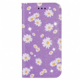 Schutzhülle Für Xiaomi Redmi Note 9 Flip Case Gänseblümchen