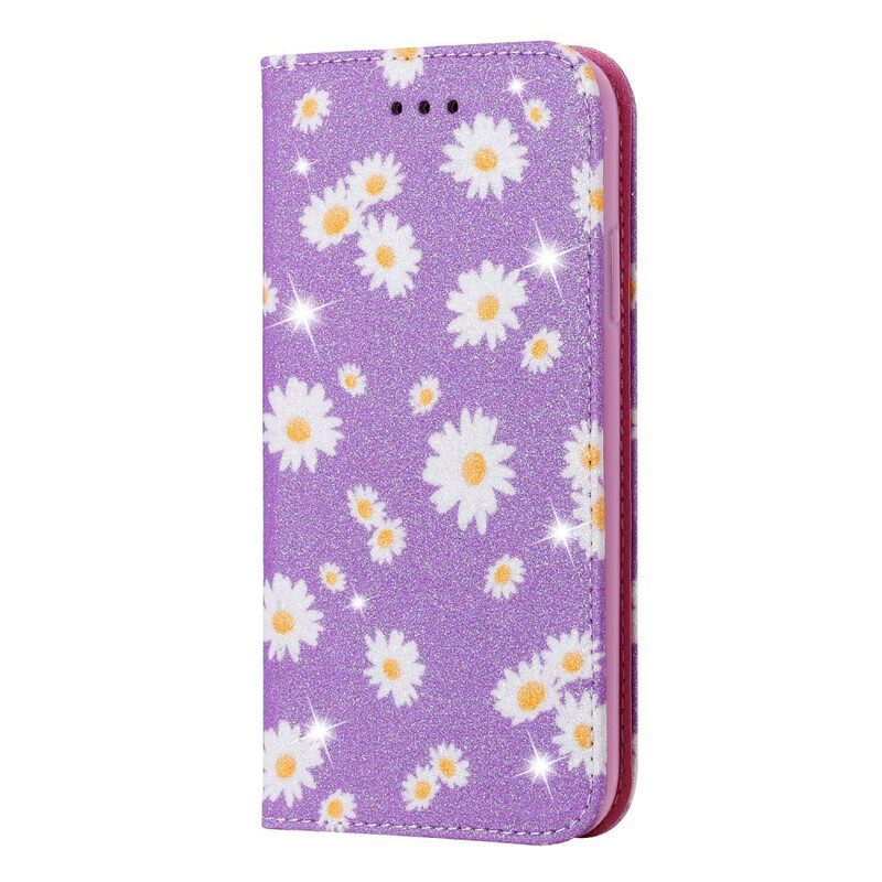 Schutzhülle Für Xiaomi Redmi Note 9 Flip Case Gänseblümchen