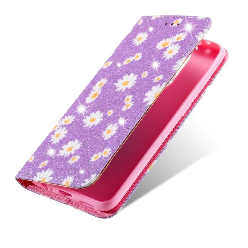 Schutzhülle Für Xiaomi Redmi Note 9 Flip Case Gänseblümchen