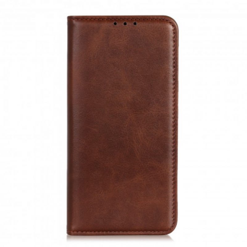 Schutzhülle Für Poco F3 Flip Case Elegantes Spaltleder