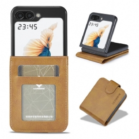 Case Für Samsung Galaxy Z Flip 5 Kunstleder Lc.imeeke