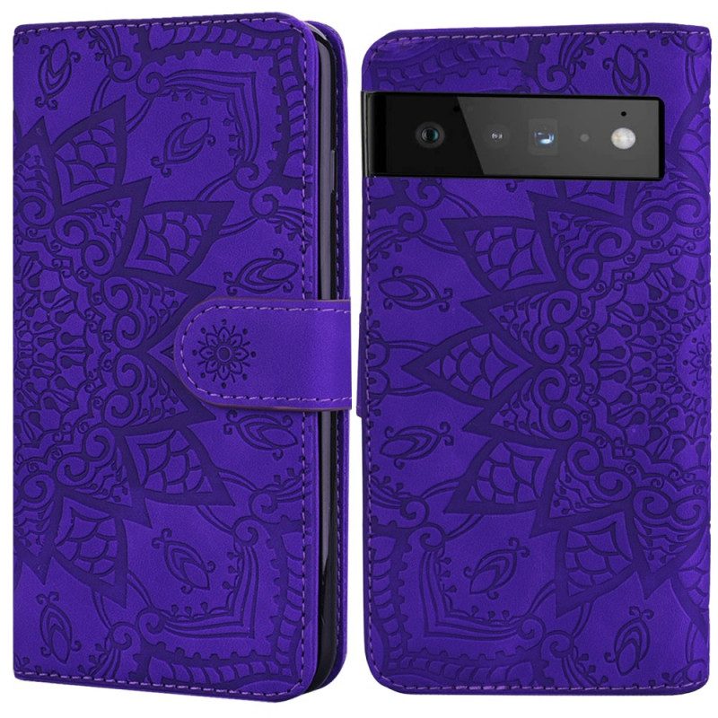 Flip Case Für Google Pixel 6 Pro Barock-mandala