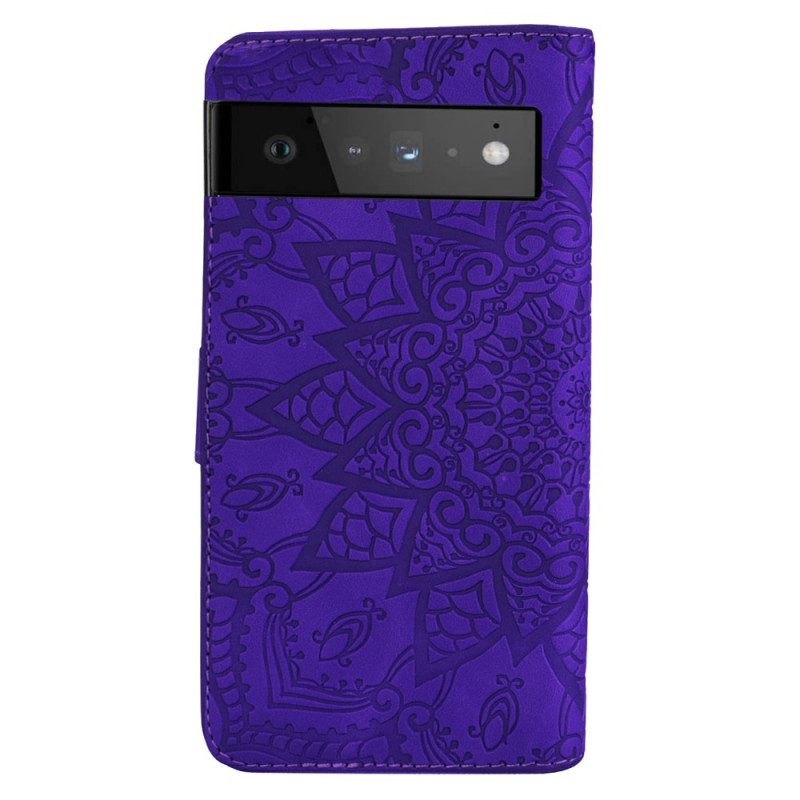 Flip Case Für Google Pixel 6 Pro Barock-mandala