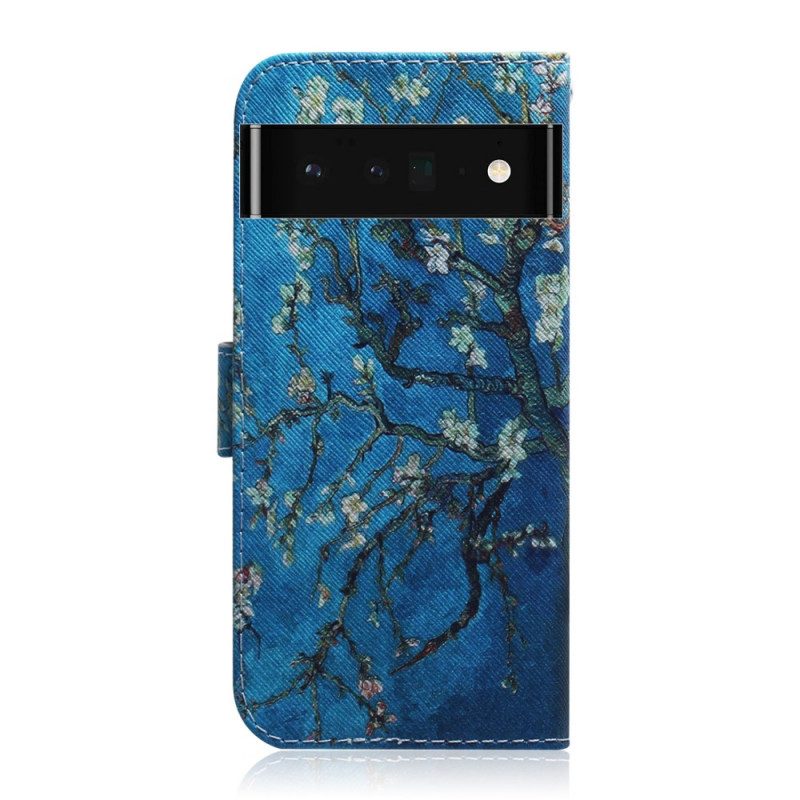 Flip Case Für Google Pixel 6 Pro Blühender Baumzweig